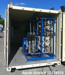 Unused Enaqua Containerized 2-Pass Reverse Osmosis System for Brackish Water