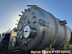 High-Capacity 316 Stainless Steel Reactor – 23,648 Gallons, Jacketed, 475 HP Agitation