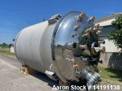 Unused 13,200-Gallon 304L Stainless Steel Reactor by Borghi Srl