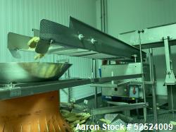 Used Stainless Steel Sanitary Vibratory Scale Feeder – 132” x 24” Dimple Pan | Rotary Scale Feed | Poultry