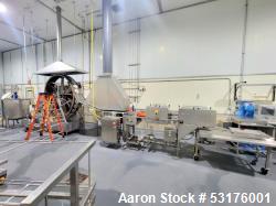 Used Industrial Crepe Production Line – 6' Crepe Wheel, 19' Conveyor, 7.5HP Drive