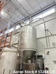Used Bulk Salt Receiving System – 304 SS Silo, 45,000 lb Capacity, Dehumidifier, Blower, Rotary Valves – Year 2020