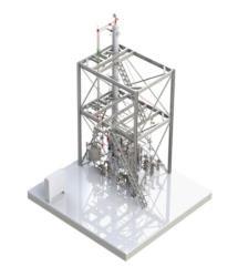 Unused Ethanol Distillation Packed Column System – 25' High with Enerquip Heat Exchangers