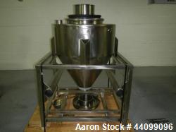 Used Industrial Stainless Steel Tote Bin | 9.5 cu ft | B&G Storage Tank