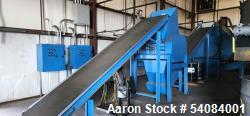 Used BCA ES1000ST Hydraulic Shredder System | Dual Stage | 100 HP Motors | 1–4 TPH | Built 2015