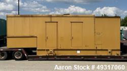 Used Caterpillar 800 kW Diesel Generator Set – CAT 3412, 1180 HP, 480V, 852 Hours, Enclosed with Fuel Tank