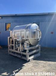 Used FPEC Vacuum Tumbler, Model VT-85 | 5,000 lb Capacity | 304 Stainless Steel | 10 HP Motor | Front Load | Food Grade