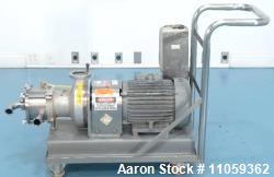 Used Greerco W500H In-Line Colloid Mill | High Shear Mixer | 10 HP | SS Rotor/Stator | Sanitary | Portable