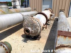 Used – Hughes Anderson 971 sq. ft. Vertical Shell & Tube Heat Exchanger – Carbon Steel Shell, 304 SS Tubes