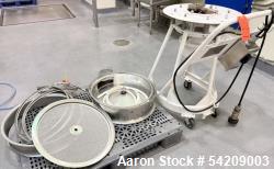Used Kason Portable 24" Stainless Steel Screener, Model K-24-2-SS-P, Serial# KC-1045. With assorted decks, rings & screen.