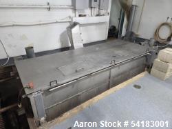 Used Marion Mixers Stainless Steel Paddle Blender / Batch Mixer, Model 4051. Mixing capacity 100 cubic foot, total volume 14...