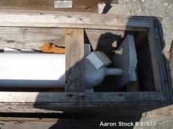 Used 110” Beaver Tail Baffle – 8” Nozzle, Glass-Lined Reactor Component