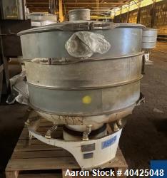 Used Sweco MX48S888TLWC 48” Vibratory Screener – Industrial Stainless Steel Separator