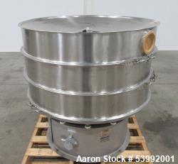 Used Sweco 48" Vibro-Energy Separator – 3 Deck Stainless Steel