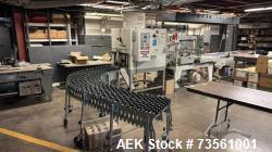 Used Texwrap “Stork” T1322-01 Automatic L-Bar Sealer with T-10 Heat Tunnel | 50 Packages/Min | Shrink Wrapping System | 3/60/240V