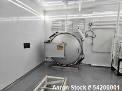 Used WSF Industries Horizontal Double-Door Pressure Vessel / Autoclave | 40’ x 5’3” | 30 PSI Steam Heated | Rebuilt 2019 | Includes Roll Carts & Bins