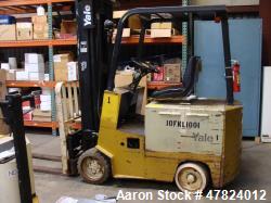 Used Yale 2,000 lb. Capacity 24V Electric Sit-Down Forklift – Model MSW020LAN24CS083